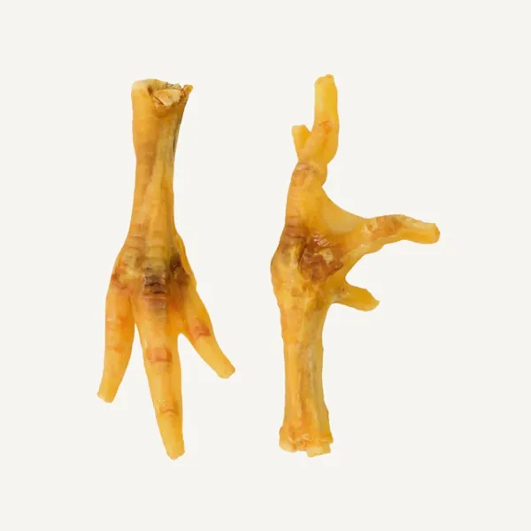 Patas de gallina deshidratadas