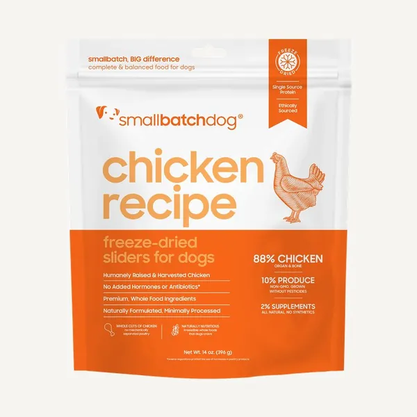 Bolsa de Smallbatch freeze-dried de pollo